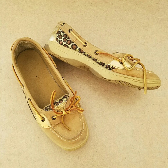 sperry animal print shoes